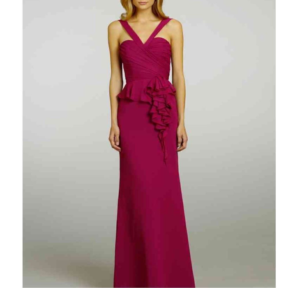 Alvina Valenta Magenta Evening Gown
